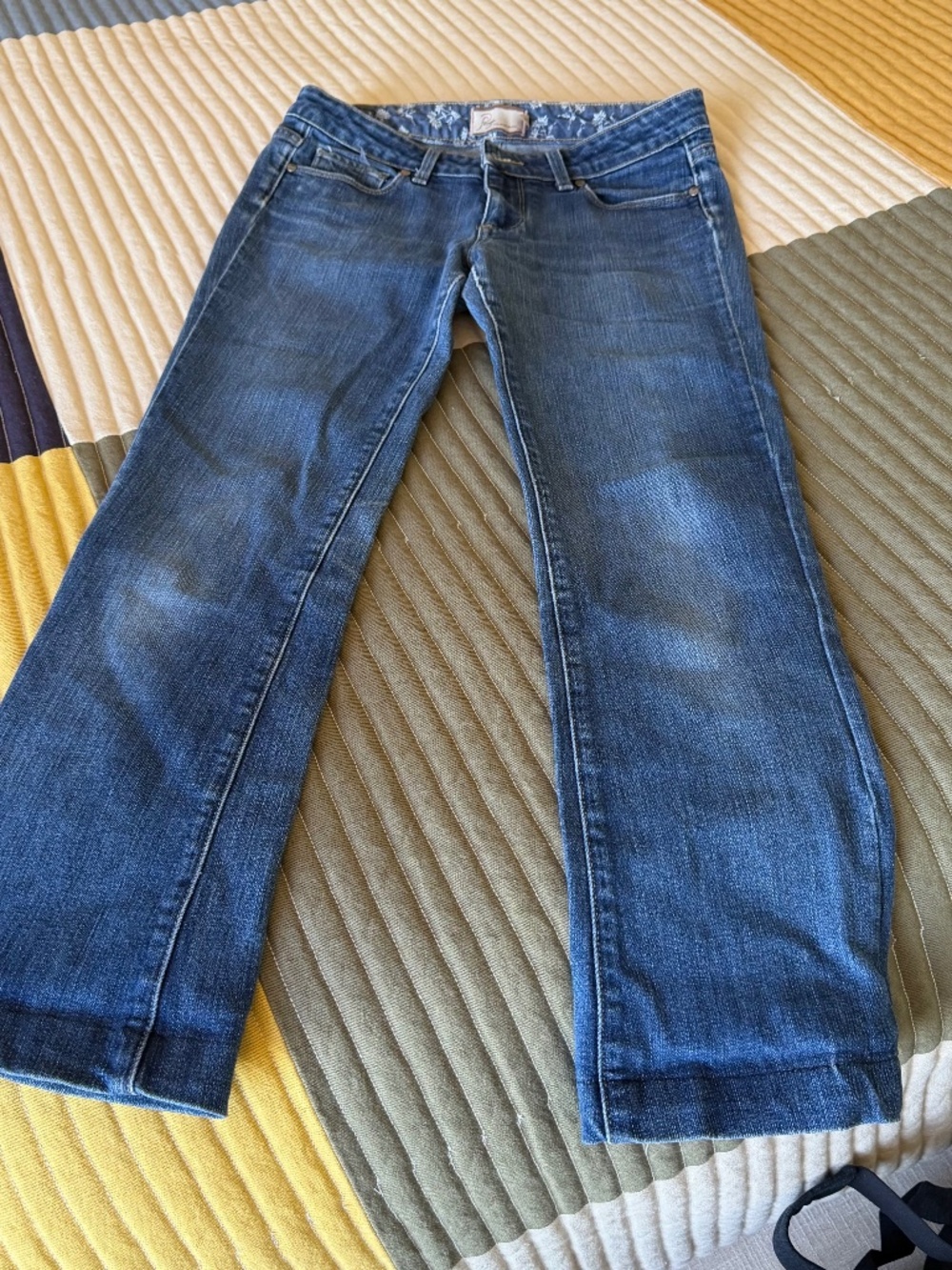 Paige Premium Denim Low Rise Boot Cut